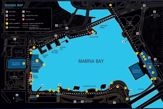 i Light Marina Bay 2012 Map