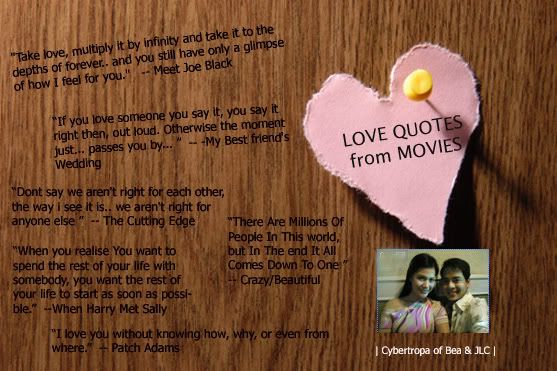 famous love quotes from movies. famous love quotes from movies