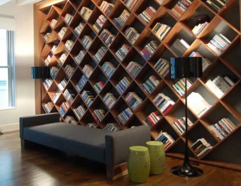 Diagonal Book Shelf