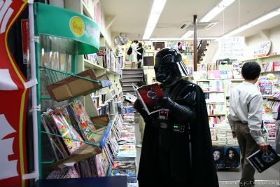 Darth Vader is a bookworm