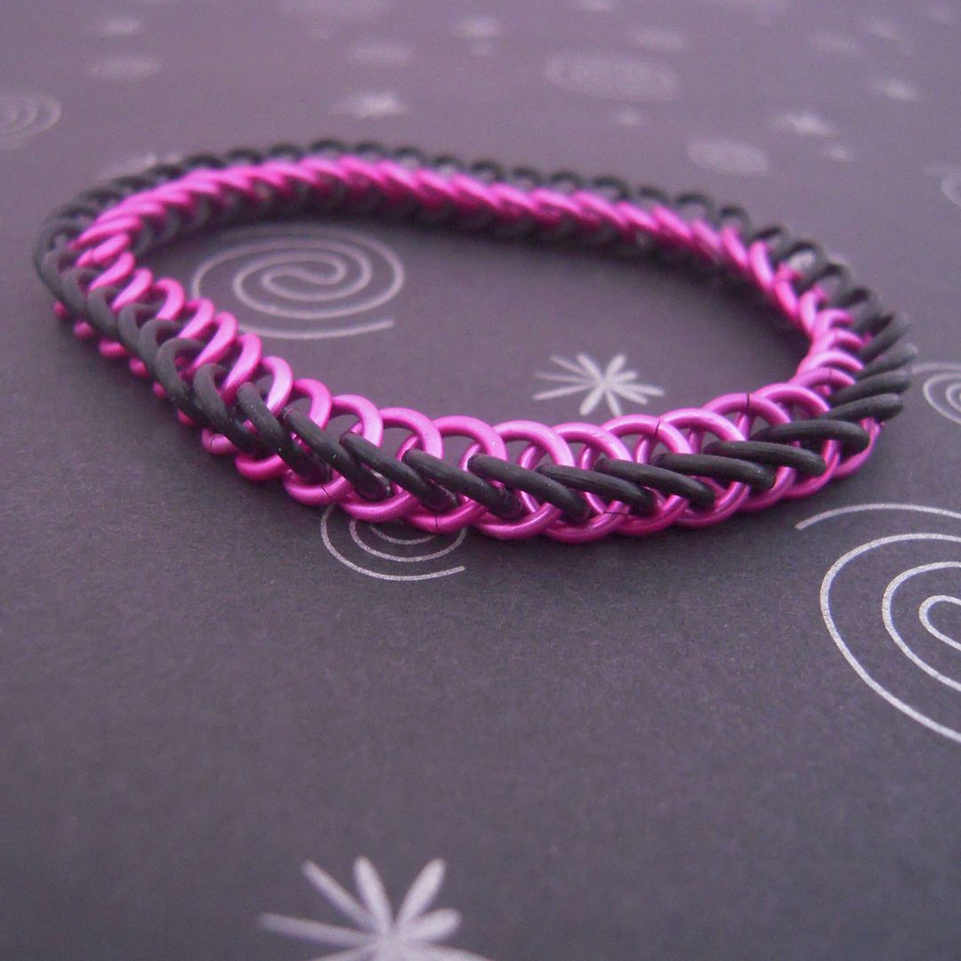 Stretchy Half Persian Chainmaille Bracelet