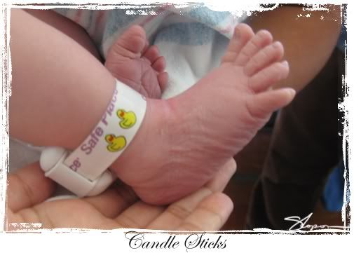 Parker's candle stick toes