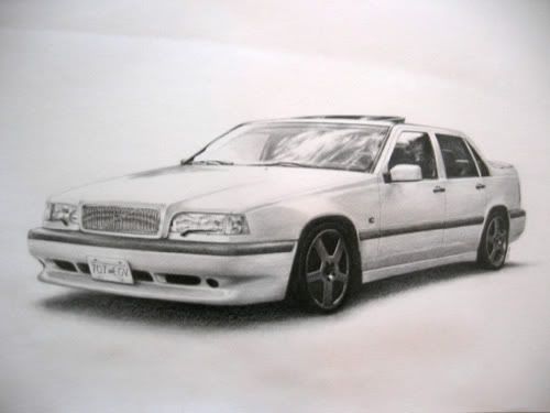 1995 Volvo 850 T5R pencil