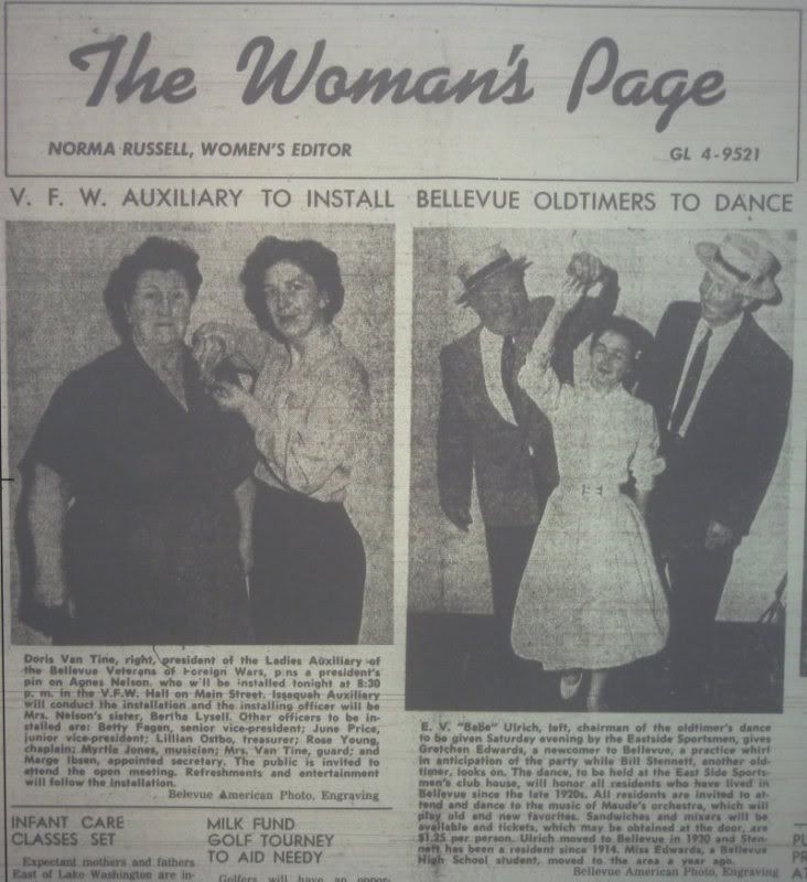 Recycled Newspaper The Bellevue American, April 23rd, 1959 The