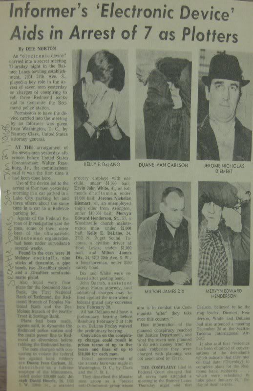 Seattle Times, January 27th 1968