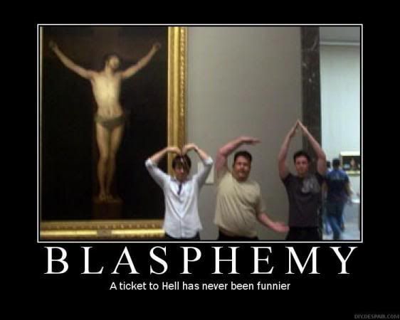 Blasphemy - The road to Hell has never been funnier.