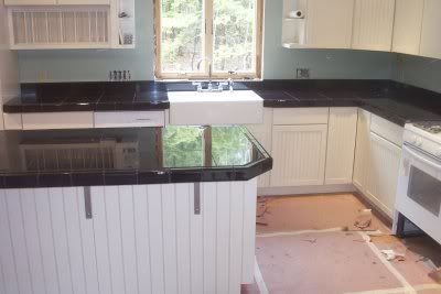 Black Countertops on Black Tile Countertop    Kitchens Forum   Gardenweb