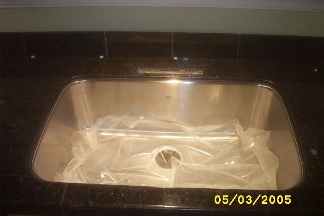 ... Single Post - Granite Tile w/ undermount sink, do I have this right