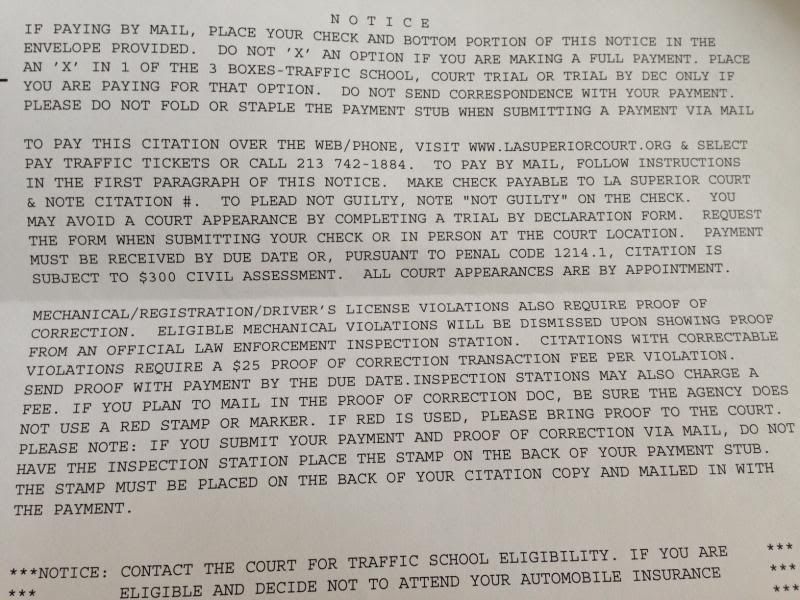 Anyone know what to do with a citation for expired tags?