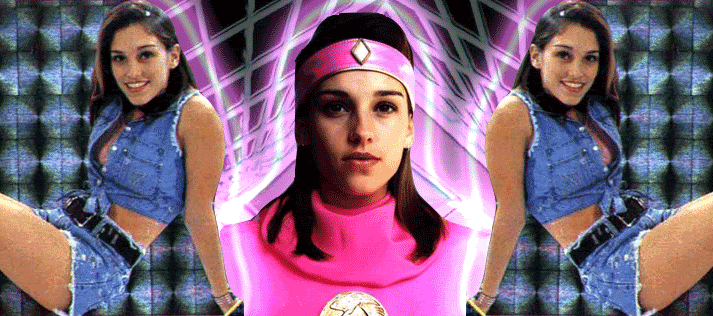 Amy Jo Johnson Kimberly the Pink Power Ranger Then and now