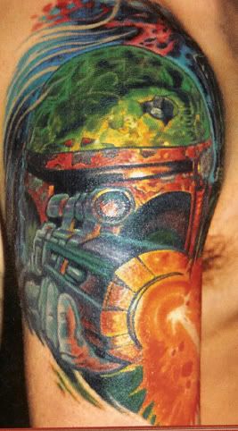 There's a Star Wars tattoo gallery which has hundreds of pictures of Star 