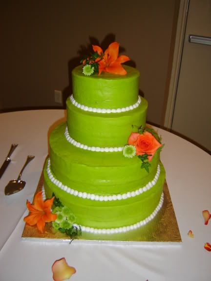 Unique Green Wedding Cakes Posted By Brides