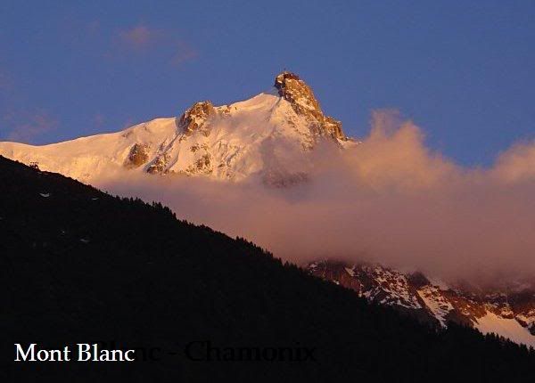 Postcard of Chamonix, France