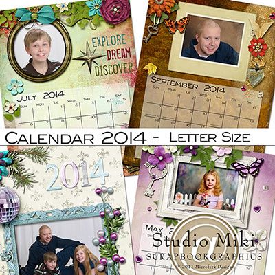 Calendar 2014 Letter Size