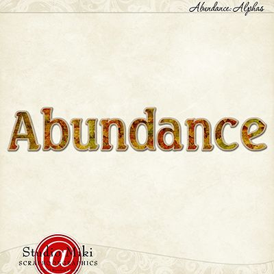Abundance Alphas