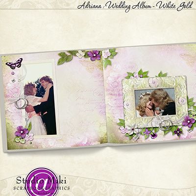 Adriana Wedding Album White Gold Edition