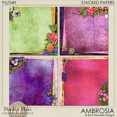 Ambrosia Stacked Papers
