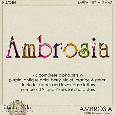 Ambrosia Metallic Alphas