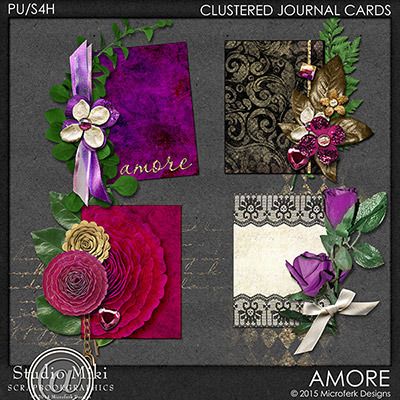 Amore Clustered Journal Cards