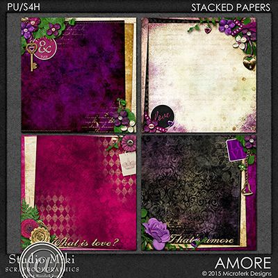 Amore Stacked Papers