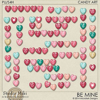 Be Mine Candy Art