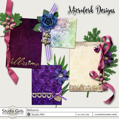 Bellissimo Clustered Journal Cards