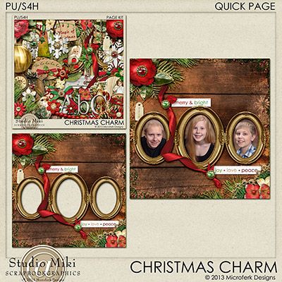 Christmas Charm Quick Page