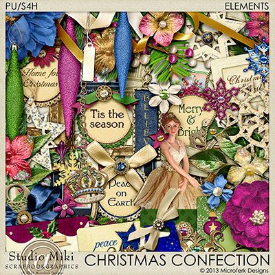 Christmas Confection Page Kit