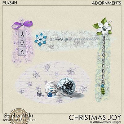 Christmas Joy Adornments