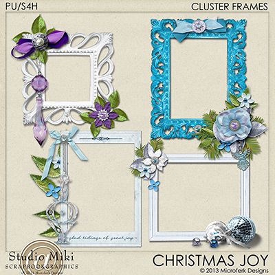 Christmas Joy Clustered Frames