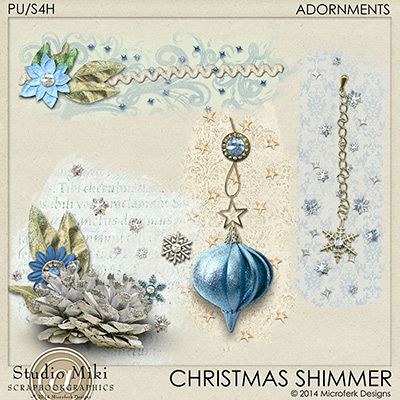 Christmas Shimmer Adornments