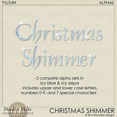 Christmas Shimmer Alphas