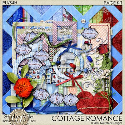 Cottage Romance Page Kit