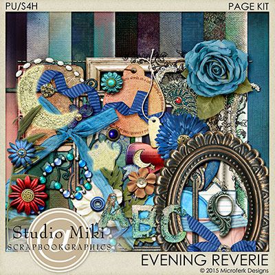 Evening Reverie Page Kit