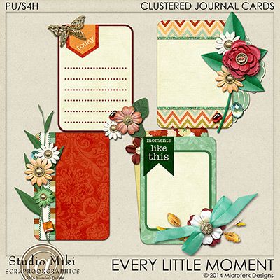 Every Little Moment Clustered Journal Cards