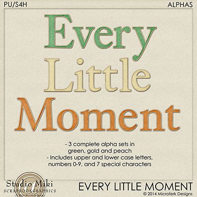 Every Little Moment Alphas