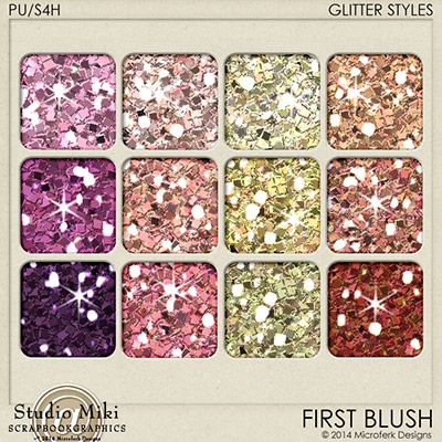 First Blush Glitters
