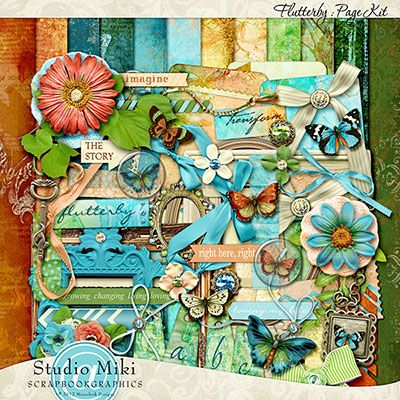 Flutterby Page Kit