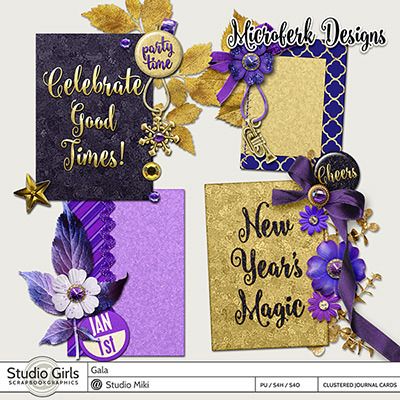 Gala Clustered Journal Cards