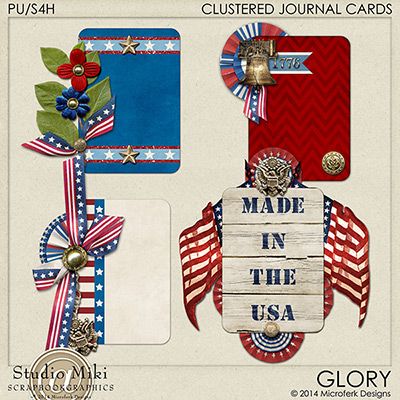 Glory Clustered Journal Cards