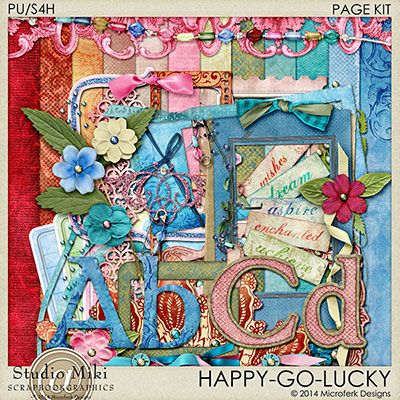 Happy Go Lucky Page Kit