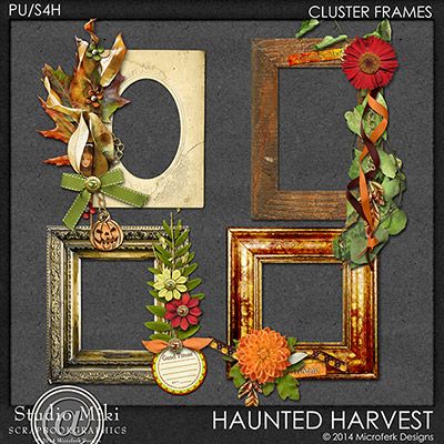Haunted Harvest Clustered Frames
