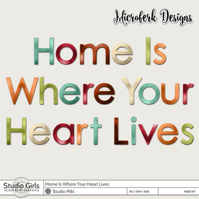 Home Is Where Your Heart Lives Metallic Alphas