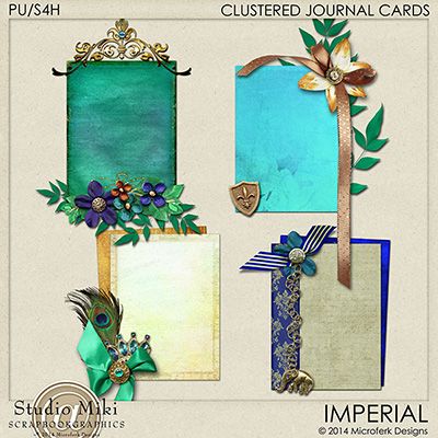 Imperial Clustered Journal Cards