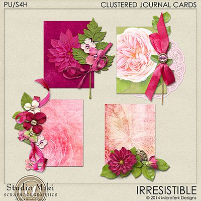 Irresistible Clustered Journal Cards