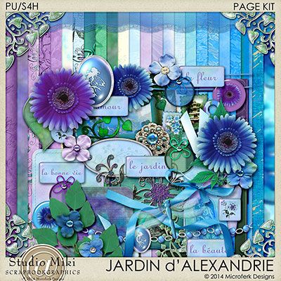 Jardin d'Alexandrie Page Kit