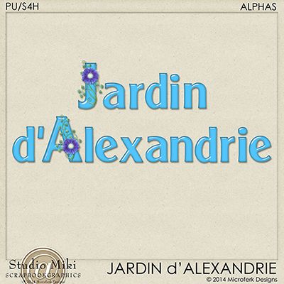 Jardin d'Alexandrie Alphas