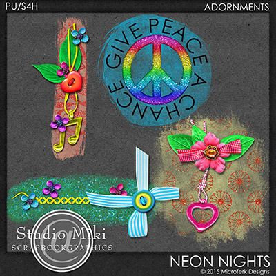 Neon Nights Adornments