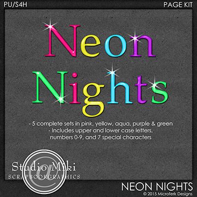 Neon Nights Metallic Alphas