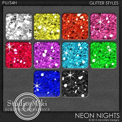 Neon Nights Glitters